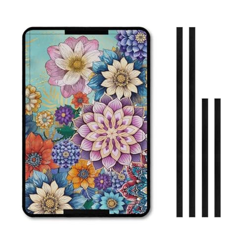 Boho Camper Blackout Shade Mandala Flower RV Window Shade Cover 25 X 16 Rectangular Foldable Travel Trailer Door Window Shade RV Accessories - color: Boho Mandala Flower