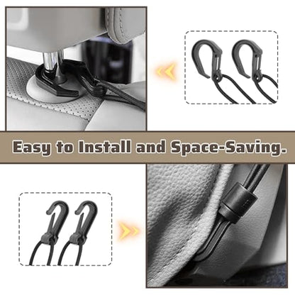 Dog Car Net Barrier Stretchable Mesh Dog Car Barrier For Suv Easy Install Elastic Cars Divider For Dogs with Storage Mesh Safer Driving Separates Pets From Passengers For Safely Cars Suvs Vans