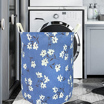 Merdes 19.7’’ Waterproof Foldable Laundry Hamper, Dirty Clothes Laundry Basket, Linen Bin Storage Organizer for Toy Collection (Magnolia) - color: Magnolia