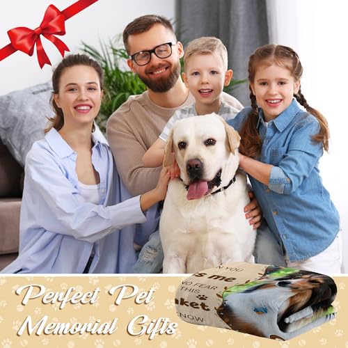 Personalized Dog Blanket with Photos, Dog Memorial Gifts for Loss of Dogs, Custom Dogs Memorial Blanket with Pictures & Name, Customized Pet Blankets Sympathy Remembrance Passing Away Gift - color: Design7