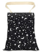 Car Trash Can, Durable Hanging Car Trash Garbage Bag, Cute Automotive Garbage Cans Organizer, Black White Moon Star - color: Black White Moon Star