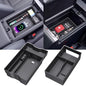 DIAMOOKY Center Console Organizer Compatible with Toyota RAV4 2026 Interior Accessories, Dual-Layer Armrest Storage Box with Lower Silicone Storage Divider Tray & Upper ABS Organizer Insert - 2pcs - size: 2026+ (2pcs)