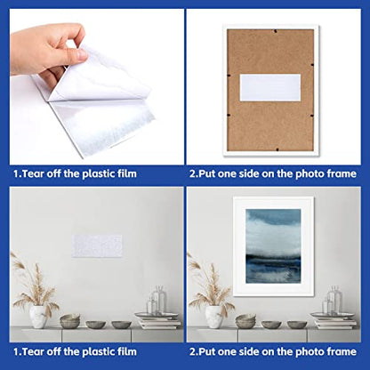 4 Inch x 18 Feet White Adhesive Hook Loop Tape Heavy Duty, Multi-Purpose Carpet Anti Slip Rug Gripper, Double Sided Hook Loop Rolls, Couch Cushion Grip, Bulk Sticky Straps Wall Hanging Strips - size: 4in x 18ft, style: White