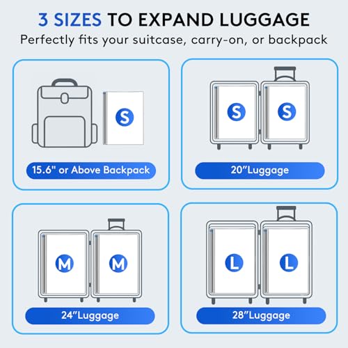 15 Packs Vacuum Bags for Travel with Rechargeable Pump, 3 Sizes Vacuum Seal Bags for Clothing, Compression Vacuum Travel Bags for Luggage, Vacuum Packing Bags for Closet Organization