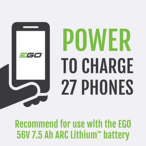 EGO POWER+ Portable Inverter, 150W, Power Inverter Generator, Quiet, Battery and Charger Not Included - PAD1500 - style: 150W w/USB A (No Battery/Charger)