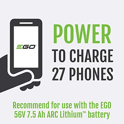 EGO POWER+ Portable Inverter, 150W, Power Inverter Generator, Quiet, Battery and Charger Not Included - PAD1500 - style: 150W w/USB A (No Battery/Charger)