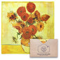 Large [6 Pack] Classic Art (Sunflowers) - Ultra Premium Quality Microfiber Cleaning Cloths (Best for Camera Lens, Glasses, Screens, and All Lens.), Microfiber Cloth - color: Vincent Van Gogh "Sunflowers", size: 6 Pack