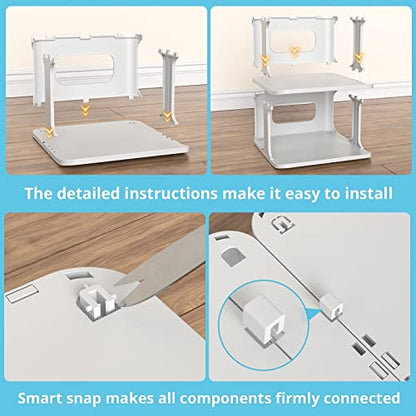 ZOINLIY Stackable Shoe Organizer for Closet, Small Shoe Rack for Entryway, Bedroom, Dorm Rooms, Free Standing Shoe Shelf, Plastic Shoe Cubby for Small Space, Grey Space Saver Shoe Holder - size: 4 Tiers, 2 Columns