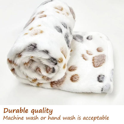 1 Pack 3 Blankets Fluffy Premium Fleece Soft Pet Blanket Flannel Throw for Cat Dog Puppy (Small 23x16'', Paw-Pink) - color: Pink,pink,pink, size: 23x16 inch(Pack of 3)