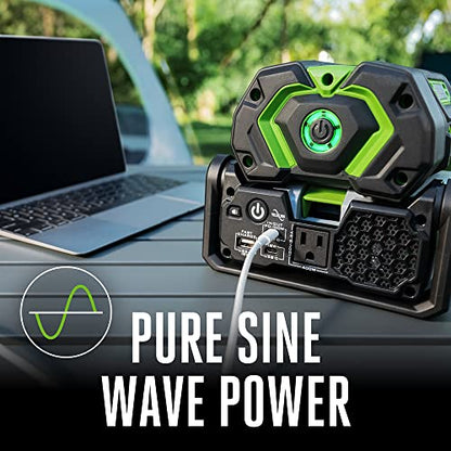 EGO Power+ Portable Inverter, 400W, Power Inverter Generator, Quiet. Includes 56V 4.0Ah Battery and Charger - PAD5003 - style: 400W + w/4Ah Battery + PD Charger