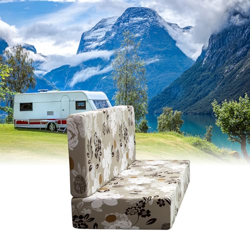 FUANGUI RV Dinette Cushion Covers Stretch Camper Booth Seats Replacement Washable Sofa Furniture Protector (A5, 2 Bench & 2 Backrest Covers) - color: A5