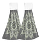 Vnurnrn Hand Towels for Kitchen 2 Pcs Hanging Kitchen Towels Set，Soft Absorbent Tea Bar Dish Cloths Bath Towel for Bathroom Laundry Room (Elegant Mandala) - color: Elegant Mandala