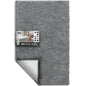 Hearth & Harbor Bathroom Rugs, Chenille Bath Mat - Machine Washable Bath Mats for Bathroom Non-Slip Backing Rubber, Quick Dry Bathroom Mat, 26 x 44 - Frost Grey - color: Frost Grey, style: 26 x 44