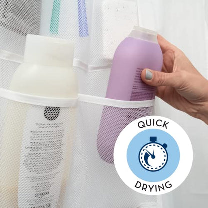 S&T INC. Shower Organizer, Shower Caddy & Bathroom Organizer, 2 Pack, White - color: Clear