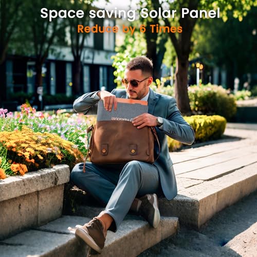 FlexSolar 100W Portable Solar Panels Chargers with PD3.0 USB-C,QC3.0 USB-A and DC Outputs Foldable IP67 Waterproof Power Emergency Camping for Small Power Station Generator,Phones, Power Banks - color: 100W