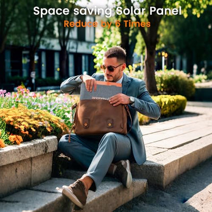 FlexSolar 100W Portable Solar Panels Chargers with PD3.0 USB-C,QC3.0 USB-A and DC Outputs Foldable IP67 Waterproof Power Emergency Camping for Small Power Station Generator,Phones, Power Banks - color: 100W