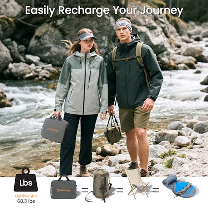 FlexSolar 100W Portable Solar Panels Chargers with PD3.0 USB-C,QC3.0 USB-A and DC Outputs Foldable IP67 Waterproof Power Emergency Camping for Small Power Station Generator,Phones, Power Banks - color: 100W