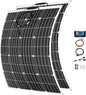 800 Watt Solar Panel Kit, 2 × 400 Watt Flexible Solar Power Panel Photovoltaic Module with 40A Solar Charge Controller Monocrystalline Solar Panel for Camping Off Grid Battery Charging Boat - color: B 800 Watt