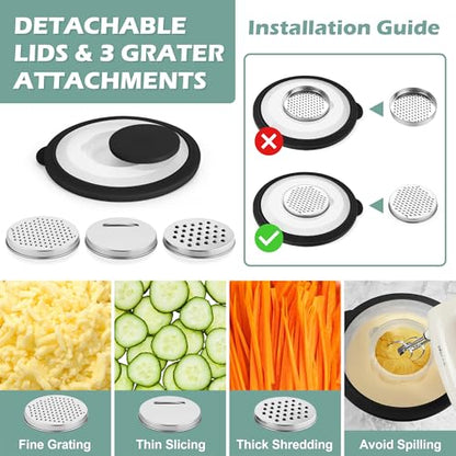 TeamFar Mixing Bowls, 3PCS Stainless Steel Serving Salad Bowls with Lids & 3 Graters, For Kitchen Mixing/Baking/Storing/Prepping, Visible & Airtight, Easy Clean - 4.5/3 / 1.5 QT, Black - color: Black, style: Transparent Airtight Lids