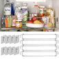 RV Refrigerator Bars 4 Pcs 12.4"-22.52" Adjustable Stainless Steel RV Fridge Tension Rods RV Shower Corner Storage Bar Rv Accessories for Camper Refrigerator,Kitchen,Cabinet,Bathroom
