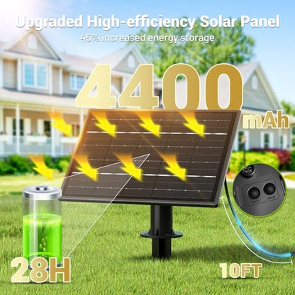 100FT Solar String Lights Outdoor Waterproof, 35+1 LED Solar Powered Lights with Remote Control, 3 Light Modes & Dimmable, USB-C Charging for Patio, Backyard, Garden, Camping - size: 100FT+Remote
