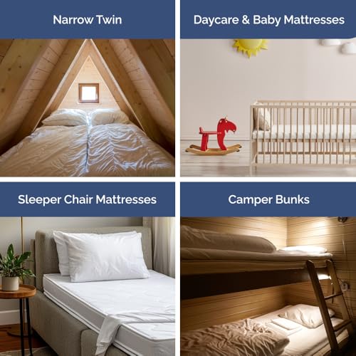 Cot Sheet Set 33” x 75” – 4 Piece Cot Size Twin Mattress Sheets – Ideal for Camper Bunk, RVs, Bunks, Day Care, Camping & Guest Beds - Fits 6” to 10” Mattress - Comdy, Breathable & Cooling - Dark Grey - color: 07 - Dark Grey, size: Cot Sheets (33x75)