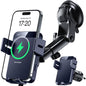 MOKPR Wireless Car Charger, 15W Auto Clamping Car Charger Dash Windshield Air Vent Phone Holder Compatible with iPhone 16 15 14/13/13 Pro/12 pro/12/11/X/8, Samsung S24/S23/S22 - color: Royal blue