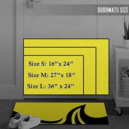 Personalized Welcome to Our Camper Doormat - Custom Family Name The Drinks are Could The Laughs are Loud The Friendship is 16 x 24 inches - color: Style 2