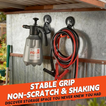 ULIBERMAGNET New Upgraded Heavy Duty Magnetic Garage Hooks,10 Pack Strong Large Magnet Hooks for Power Drill,Garden Tools,Hose,Pegboard,Garage, Workshop,Magnetic Storage Hook for Hanging(Orange) - style: V1 Pro 2.59" Strong Medium L Orange 10PC
