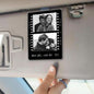 Gossby Custom Couple Car Visor Clip - Personalized Photo Gift for Couples - Drive Safe I Love You - Father's Day 2026 Anniversary Birthday Gift for Him Her - Film Strip Design - color: Drive Safe, I Love You