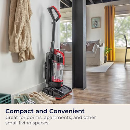 Bissell CleanView Compact Upright Vacuum, Lightweight Design for Apartments & Dorms, Powerful Suction with Removable Extension Wand & Scatter-Free Technology, 3508 - style: CleanView Compact