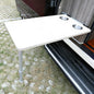 Rv Tables, Wall Mounted Folding Table with Telescopic Legs & Cup Holder for Campers Motorhomes Caravan and Yacht(White) - color: White