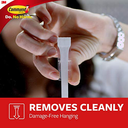 Command Medium Designer Hooks, 2 Hooks and 4 Strips, Damage-Free Hanging Wall Hook with Adhesive Strips, No Tools Great for Hanging, Organization and Storage, Holds up to 3 lb