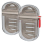 MAGICLULU 2 Pack Travel Soap Box with Lid Leakproof Double Layer Soap Holder for Bathroom and Outdoor Camping Portable Bar Container with Drain 4.33 X 2.75 X 1.57 Inches