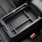 Autorder Center Console Organizer for 2023-2026 Honda CRV Accessories - Armrest Storage Box Middle Console Tray Container with Black & Red Non-Slip Silicone Mats - size: 2023+ CRV Armrest Organizer