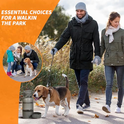 50oz Dog Water Dispenser Portable，Dog Water Bowl Dispenser for Portable Use, Allowing for Easy Hydration During Outings and Travels，Anti-Leak Design, Easy to Clean, Sturdy Material
