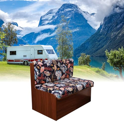 FUANGUI RV Dinette Cushion Covers - Stretch Camper Cushion Booth Seats Replacement - Washable Sofa Furniture Protector (B5, 2 Bench & 2 Backrest Covers) - color: B5