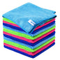 12Pcs Premium Microfiber Cleaning Cloth, Highly Absorbent Household Cleaning Supplies - for Kitchen Towels, Dish Cloths, Dust Rag