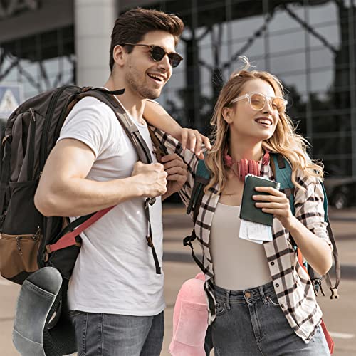 urnexttour Neck Pillow Airplane-2 Pack Memory Foam Travel Pillow, Soft Support Travel Neck Pillow for Travelling, Sleeping Rest, Car, Train and Home Use (Grey&Pink) - color: Grey&pink