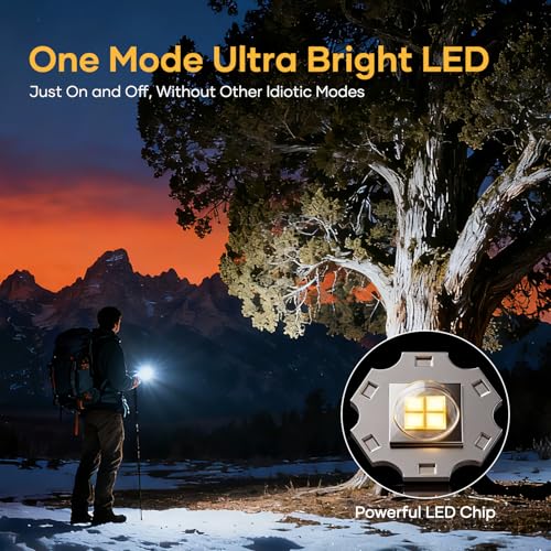 4 Pack Rechargeable Flashlights High Lumens, Bright 1 Mode Small Flashlight Powerful Tactical Flashlights Rechargeable, LED Flash Light Zoomable for Camping Hiking Emergency Gift