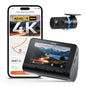 70mai 4K Dash Cam Front and Rear with STARVIS, Dashcam with 5GHz WiFi, GPS Car Camera, Super Night Vision, ADAS, 3'' IPS Screen, 24H Parking Mode, Time-Lapse, Loop Recording, Support 256GB Max (A800S) - size: A800S-1
