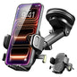 Bracketron Easy OneClick 3-in-1 Universal Car Phone Mount - Dashboard, Windshield & Air Vent Cell Phone Holder for Truck - Hands-Free Clamp, Heavy Duty Suction Cup, 360 Rotation Telescoping Arm - style: Dashboard & Windshield & Air Vent