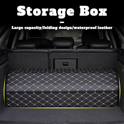Car Trunk Organizer For Mercedes-Benz GLE 450 - Custom Fit,All-Season Use，Large Space Outdoor,Adjustable Partition Design,Leather,Velcro,For Mercedes-Benz GLE 450 2020-2025 - size: For GLE 450 2020-2025