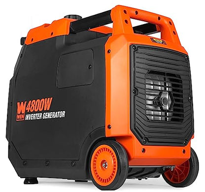 WEN 4800-Watt Portable Inverter Generator, Electric Start, RV-Ready, Quiet and Lightweight with Fuel Shut Off and CO Watchdog (56480iX) - style: Electric Start