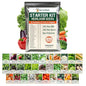 Vegetable & Fruit Seeds | 32 Individual Packs | 2026 Season | Non-GMO, High Yield - 15,000+ Seeds | Tomato, Cucumber, Zucchini, Bell Pepper and More | for Indoor & Outdoor Garden Planting