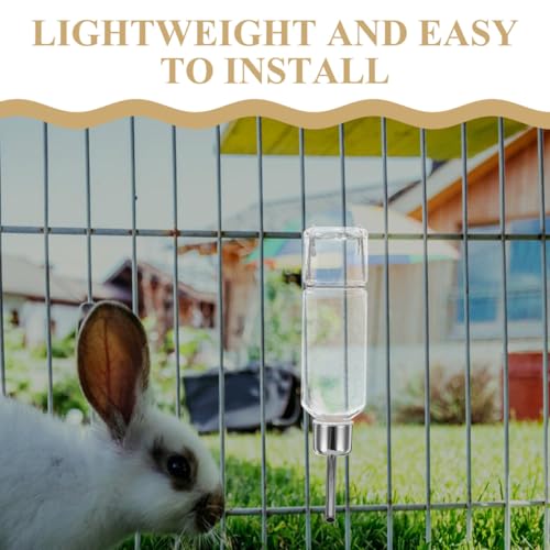 balacoo Pet Hanging Water Dispenser 9.84In Portable Leak-Proof Automatic Dog Water Bottle for Crate and Kennel Feeding