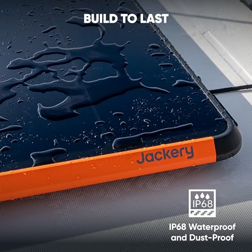 Jackery SolarSaga 100 Prime Bifacial DIY Solar Panel, 100W Portable Solar Charger, Featuring 25% Conversion Efficiency, IP68 Waterproof Solar Generator - Vans, Roofs, Balconies, RV, Off-Grid Cabins. - size: 100W Prime