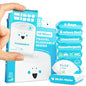 Impossibly Compact Travel Flushable Wipes - 99.5% Water and Aloe - Safe for Sensitive Skin & Hypoallergenic - Travel Essentials for Adults & Kids, Unscented, 8 Pack 48 Wipes - size: 6 Count (Pack of 8)
