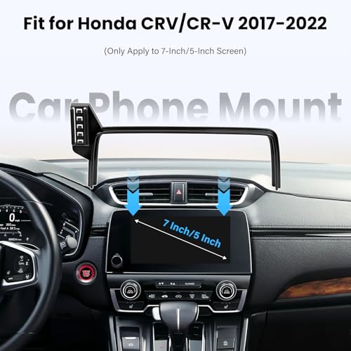 Car Phone Holder for 2017-2022 Honda CRV Accessories 5/7-inch Screen Fixed Clip, Magnet Cell Phone Mount Compatible with MagSafe 360° Rotation Phone Automobile Cradles - size: 17-22 Honda CRV