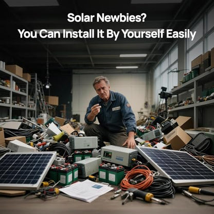 [Ultra] ECO-Worthy 12V 400W Complete Solar Panel Kit for RV Off Grid Travel Trailer : 4 * 100W Solar Panel + 40A MPPT Controller + 12V 280Ah Lithium Battery + 2000W Power Inverter+Monitor Module - style: Ultra 400W 12V Complete Kit